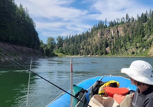  Fishing trip on Wyoming river